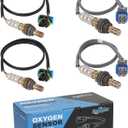 Oxygen O2 Sensor Upstream and Downstream for Chevy Silverado 1500 HD 2500 HD 3500 6.0L 2003-2004, for Cadillac Escalade ESV 6.0L 2003-2004, for GMC Sierra 6.0 03-04, Replace 234-4669 234-4407 4Pcs