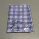 Romanstile Rectangle Vinyl Tablecloth, 100% Waterproof Buffalo Gingham Plastic Table Cloth, Heavy Duty Wipeable Checkered Table Covers for Outdoor, Camping, Picnic, Patio - 54 x 78, Light Blue