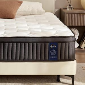 HELFIMÂ® Twin Mattress 12 Inch - Hybrid Medium Firm Feel with Pocket Springs, Breathable Memory Foam for Spine Support & Motion Isolation - CertiPUR-US Certified, 365-Night Trial