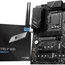 MSI PRO Z790-P WiFi ProSeries Motherboard (Supports 12th/13th/14th Gen Intel Processors, LGA 1700, DDR5, PCIe 5.0, M.2, 2.5Gbps LAN, USB 3.2 Gen2, HDMI/DP, Wi-Fi 6E, Bluetooth 5.3, ATX) 