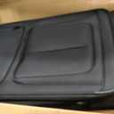 SWISSGEAR Sion Softside Expandable Spinner Luggage Durable Lightweight Travel Suitcase, Black, Checked-Large 29-Inch