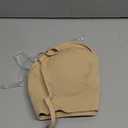 Strapless Bras for Women Non-Slip Padded Bandeau Bra Wireless Tube Top Bra Including Clear Straps (Small)