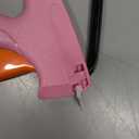 Stitch Tool for Clothes - Handheld Stitching Device Quick Clothing Fixer - Tagging Tool - Includes 6 Needles, 1000 Black Fasteners & 1000 White Fasteners (Pink/Orange)