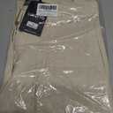 GINGTTO Linen Dress Pants Men Straight Fit Lightweight Summer Beach Casual Pants Men (32W x 30L, Dark Khaki)