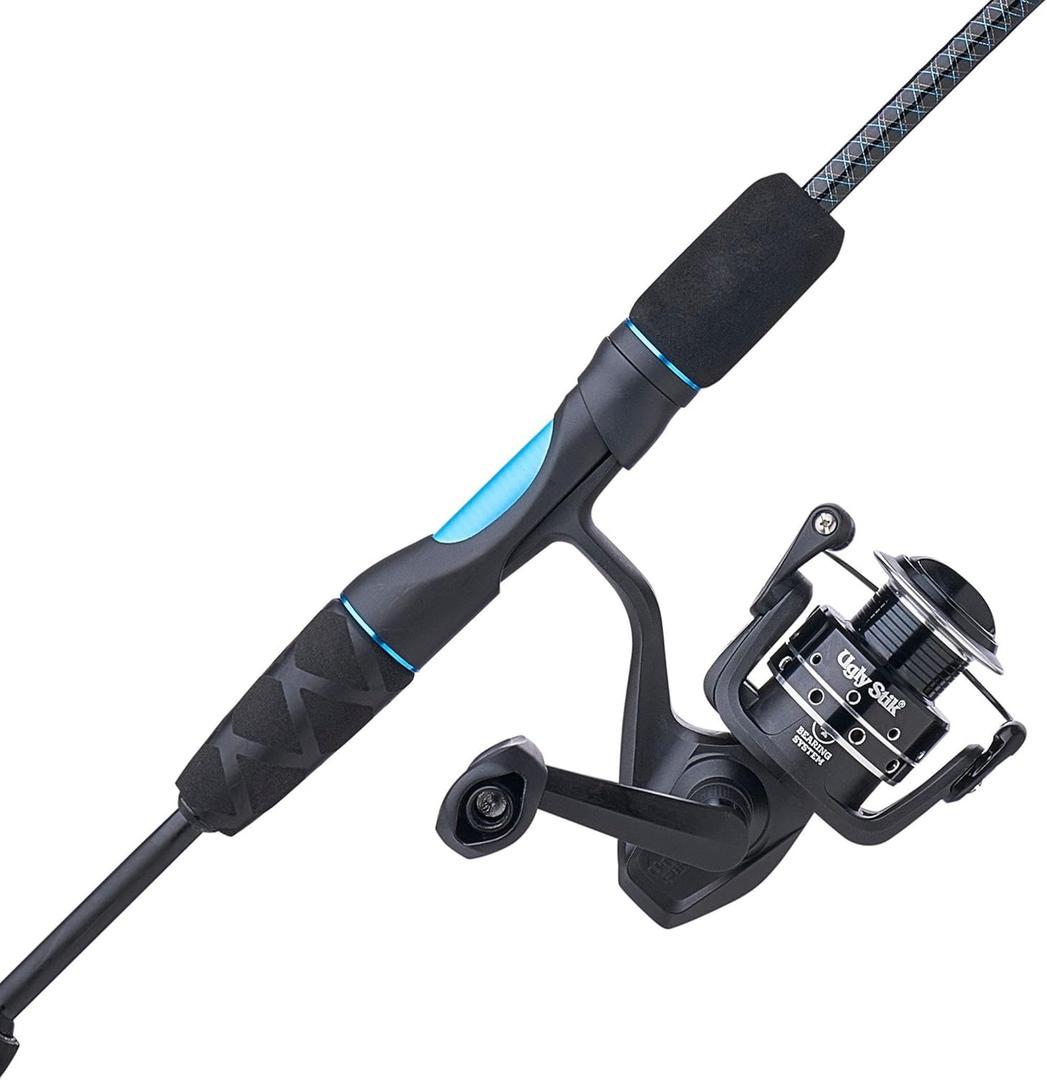 Ugly Stik GX2 Spinning Reel and Fishing Rod Combo, 30 Size Reel - 5'6" - M - 2pc - Youth LE