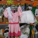 KaKaxi Halloween Costume Evening Dresses with Waist Belts Gloves Hats Golden Crown Leggings Earrings for Women (Large)