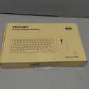 TECKNET Wireless Keyboard and Mouse Combo, Mini Cordless Computer Keyboard and Mouse Set 2.4GHz, Silent Adjustable 1600 DPI, Quiet Click, Lag-Free for Computer, Laptop, PC, Windows, Mac, Chrome OS