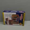 Ontel Battery Daddy Storage & Organizer Case with Tester, Stores & Protects Up to 180 Batteries, Double-Sided, Durable Design with Clear Locking Lid, Secure Latches & Portable Carrying Handle - Red