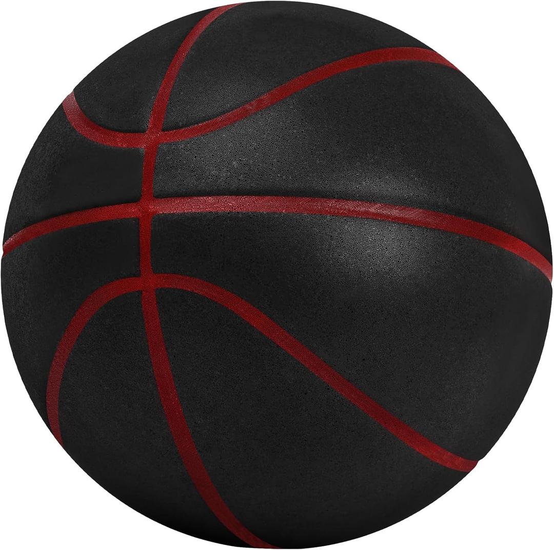 Silent Basketball - 2024 Upgraded Size 7 (9.43") Indoor Basketball | Quiet Bounce Dunk Basketball | Foam Basketball | Silent Basketball Dribbling Indoor | Silent Ball