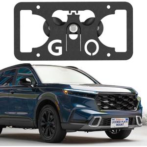 No Drill Front License Plate Bracket Mount Kit Compatible with Honda CR-V 2017-2025 Installs in SecondsFront Bumper License Plate Mounting Kit