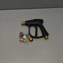 BEETRO High Pressure Washer Gun 4350PSI, Car Washer Gun with 5 Nozzles and M 22 Brass Coupler for Pressure Power Washers