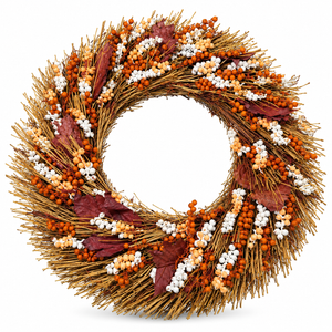 Harvest Dride Floral Wreath, 7.9cm x 49.cm