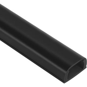 ZhiYo Wire Covers for 2 Cords, 68in Cord Hider on Wall Mounted, Black Cord Cover Kit, Cable Cover Paintable, Cable Concealer for Extension Cord/Ethernet Cable/Speaker Wire Hider, 4xL17in W0.7in H0.4in (Medium)