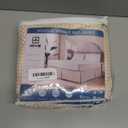 MIYE Pleated Waffle Weave Bed Skirt, Tailored Dust Ruffle 18 Inch Drop Easy Fit, Machine Washable,No Split Corners (Light Beige, Queen - 18" Drop)