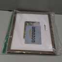 Egofine 11x14 Picture Frame Made of Solid Wood with Plexiglass, Display Pictures 5x7/8x10 with Mat or 11x14 Without Mat for Tabletop and Wall Mounting, Rustic Brown