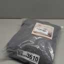 H.VERSAILTEX High Stretch Individual Seat Cushion Covers 3 Pack Thick Jacquard Textured Twill Fabric Sofa Slipcovers for 3 Couch Cushion Washable Couch Cover for Living Room Outdoor Patio,Grey