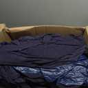 Realspring Inflatable Bean Bag Chairs Outdoor Blow up Camping Chairs Inflatable Lazy Sofa Folding Portable Bean Bag Loungers Couch for Movie Night(Blue,6 Pcs)