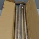 16-86 Inch Curtain rods, 1 Inch Diameter Splicing and Telescoping Structure Window Treatment Rods Set Adjustable Drapery Rods Heavy Duty Pole, Warm Gold