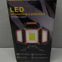 30W Rechargeable Work Light, 3000 Lumen Magnetic Work Light Battery Powered, Waterproof Portable Cordless Job Site Lighting for Construction Site, Workshop, Garage, Camping, and Car Repairing