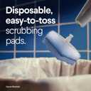 Clorox ToiletWand Disposable Toilet Cleaning System, Spring Cleaning Essential, ToiletWand, Storage Caddy, and 16 Disinfecting ToiletWand Scrubbing Pad Refills