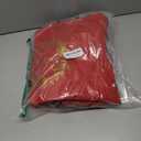 BALEINE 2 Pack Wreath Storage Container, Christmas Wreath Storage Bag with Reinforced Handle for Holiday Xmas (Red, 36"X8")
