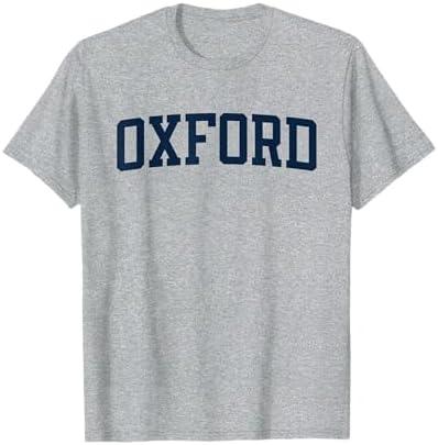 Oxford England Collegiate Style Varsity Block Letter T-Shirt Size XS