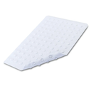 SlipX Solutions White Rubber Bath Safety Mat Provides Essential Coverage & Reliable Slip-Resistance in Tubs & Showers (14 x 22 Inch, 100 Suction Cups, Machine Washable)