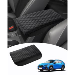 Shademax Center Console Cover Subaru Crosstrek 2024 2025 2026/2024 2025 2026 Impreza Accessories Armrest Cover Cushion Pad Cover PU Leather Middle Console Cover Armrest Seat Box Portector Anti-Scratch,  Console Cover 9x15"
