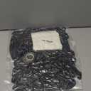 RUBFAC Black Balloons for Balloon Arch 129pcs Different Sizes Pack of 18 12 10 5 Inch Garland Kit, Latex Halloween Balloons for Party Decorations Birthday Wedding Decor