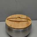 Gusto Nostro 4.1L Insulated Ice Bucket with Lid and Tongs, Double Wall Stainless Steel Ice Bucket Large, BPA Free Ice Bucket for Cocktail Bar, Keeps Champagne, Wine, Beer Chill for Parties (Silver)