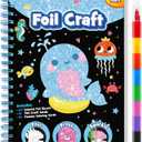 FUNNYB&G Foil Art Crafts for Kids Ages 4-8: Valentines Crafts for Kids 2026,Birthday Gift for Girls,Art and Crafts Supplies,Party Favors,Creative Toys for Girls Boys 4 5 6 7 8 9 Years Old(Ocean)