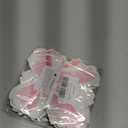 Neyeidru Bow Birthday Decorations Banner - 4Pcs Pink Bow Banner for Coquette Birthday Decorations Bow Garland Bunting for Girls Bow Party Decor Favor Supplies