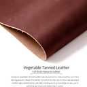TobbinGear Leather Belt Phone Pouch, Leather Cell Phone Holster, Universal Phone Case with Belt Loops, for Men and Women Large Coffee