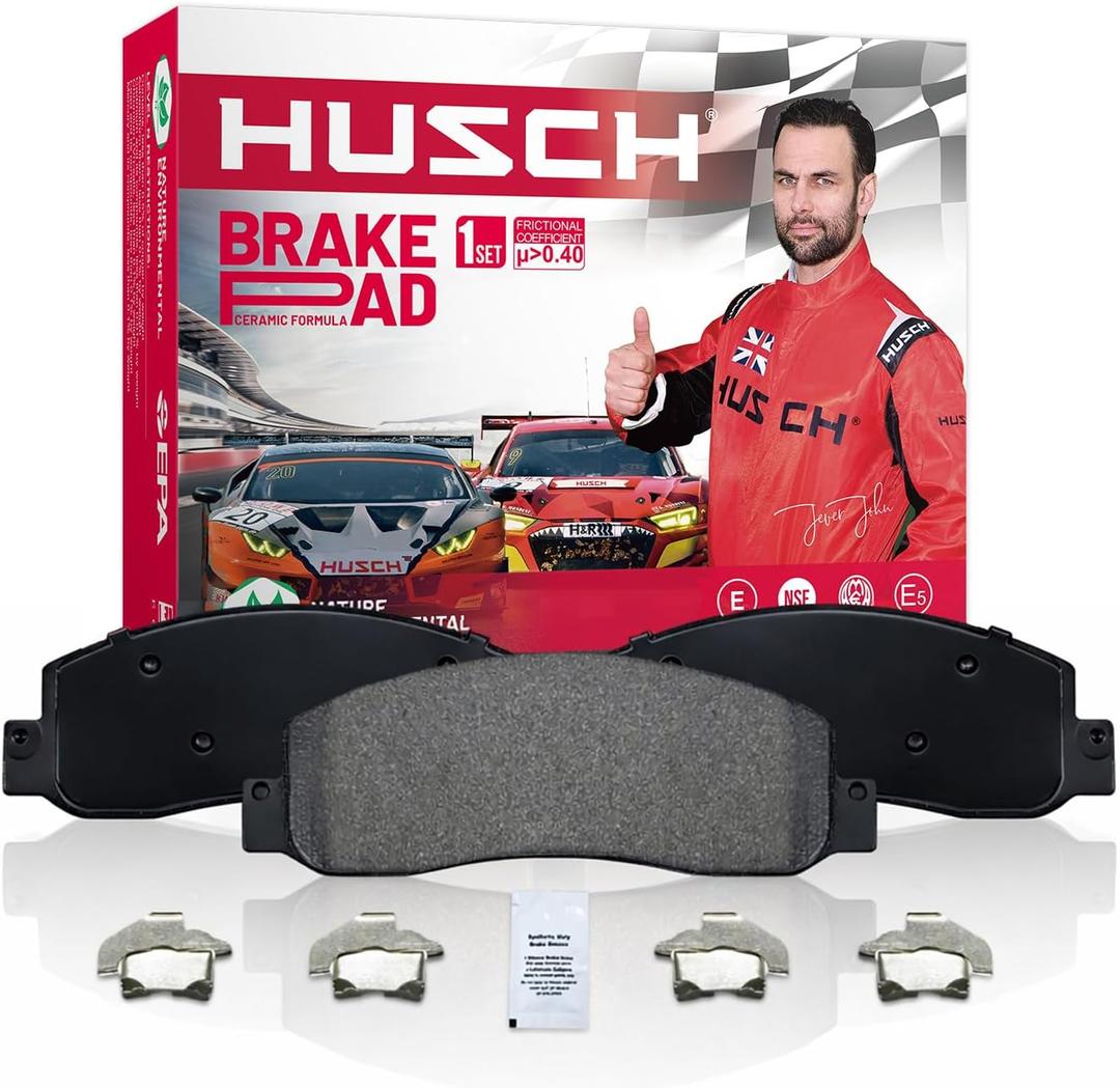 HUSCH Rear Ceramic Brake Pads Kit Fit For Ford Edge 2007-2010 | For Lincoln MKX 2007-2010, For Mazda CX-7 2007-2012, For CX-9 2007-2015