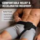 Inguinal Hernia Belt & Hot/Cold Gel Compression Pad for Men Women | Left/Right Side Hernia Support Belt, Post Surgery, Adjustable Groin Truss Relief for Incisional & Ventral Hernia, Belly Truss