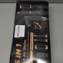 Foldable Blow Dryer Brush with Wrap Curler, 6 in 1 Hair Dryer Brush, Detachable Air Hair Styler Curling, Drying,Volumizing, Straightening, Negative Ionic Hair Dryer with Diffuser, Hair Styling Tools