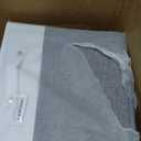 13 x 13 Inch Fabric Storage Cube Bins, 6 Pack Fine Linen Storage Boxes with Handles, Collapsible Basket Organizers for Shelves (White/Grey) (13inX13inX13in-6P, WhiteGray)