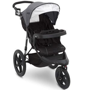 Jeep Classic Jogging Stroller by Delta Children, Grey, 
44.9"L x 24.4"W x 41.1"H