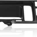 G-PLUS Dash Bezel Radio Trim Panel Compatible with Dodge Ram 1994-1997 Surround Dashboard Instrument Cover 55114870-1 (Black ABS Plastic) (AMZ Delivery)