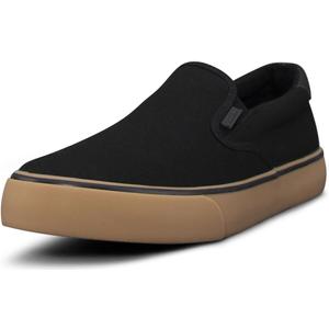 Lugz Men's Clipper Sneaker (9 Wide, Black/Gum/Black)