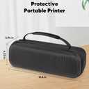 Aixiqee Case Portable Printer case Compatible with GUTHERREN, A80/A81Printer Bag Mobile Travel Printer Storage Holder Paper & USB Cable(Box Only)