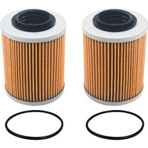 420956123 Maverick X3 Oil Filter Replacement for Can Am 1000R Max | Turbo R RR Sport 1000 Sea Doo Skidoo Spark 900 Outlander 500 570 650 800 850 #420956120 420256188 with O-Rings Pack of 2