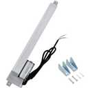 12 Inch Stroke 12V Linear Actuator 300N/66lbs Speed 1.77"/sec Electric Actuators with Mounting Bracket for Home Automation, Window Opener,Door Opener