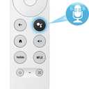 Replacement for Google-Chromecast-Remote, for Chromecast with Google TV Remote & Google TV Streamer (Only for Snow Chromecast Google) (white)