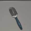 Boar Bristle Detangling Brush - Great for Thick, Dry, Curly or Straight Hair, Adults and Kids. Travel-Friendly Hair Detangler for Women.