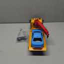 Dwi Dowellin Kids Toys for 3 4 5 6 7 Years Old Boys, 15" Large Tow Truck Toy,Friction Powered Transport Truck Crane Toy with Lights and Sounds,with Roadster,Toddlers Gifts