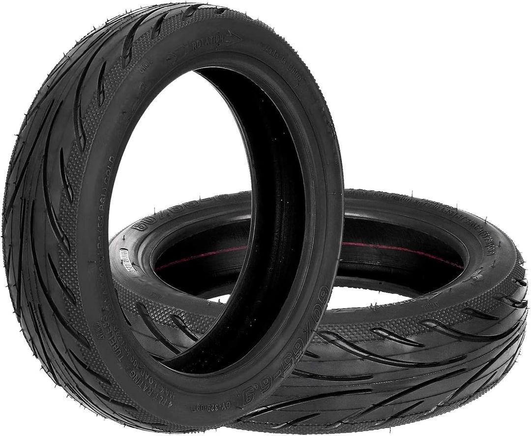 60/65-6.9 10" Rubber Explosion-proof Tubeless Tire 60/65 Tyre Replace for Segway Ninebot Max G2 G65 Kick Scooter Electric Scooter Tyre Wheel Parts (1)