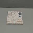 UNIQOOO 12 Pack Gold Birch Wood Stands /1.2mm Slot for Cardstock, Wedding Table Numbers Holders, Photo Holder, Photo Display Stand for Event Decor, Retail Shop, Cafe Restaurant Menu, Business Card, Name Tag