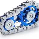 Easter Basket Stuffer for Teens Boys Metal Fidget Spinner Toys for Adults Figette Bike Chain Roller Cool Gadgets ADHD Anxiety Stress Relief Items Figet Desk Offices EDC Men - Blue