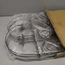 AMAGABELI 8 Panels 32in(H)10ft(L) Decorative Garden Fence No Dig Rustproof Metal Pre-Linking Fence Panels Garden Edging Border Animal Barrier Fencing for Flower Beds Yard Patio Outdoor Decor Black